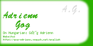 adrienn gog business card